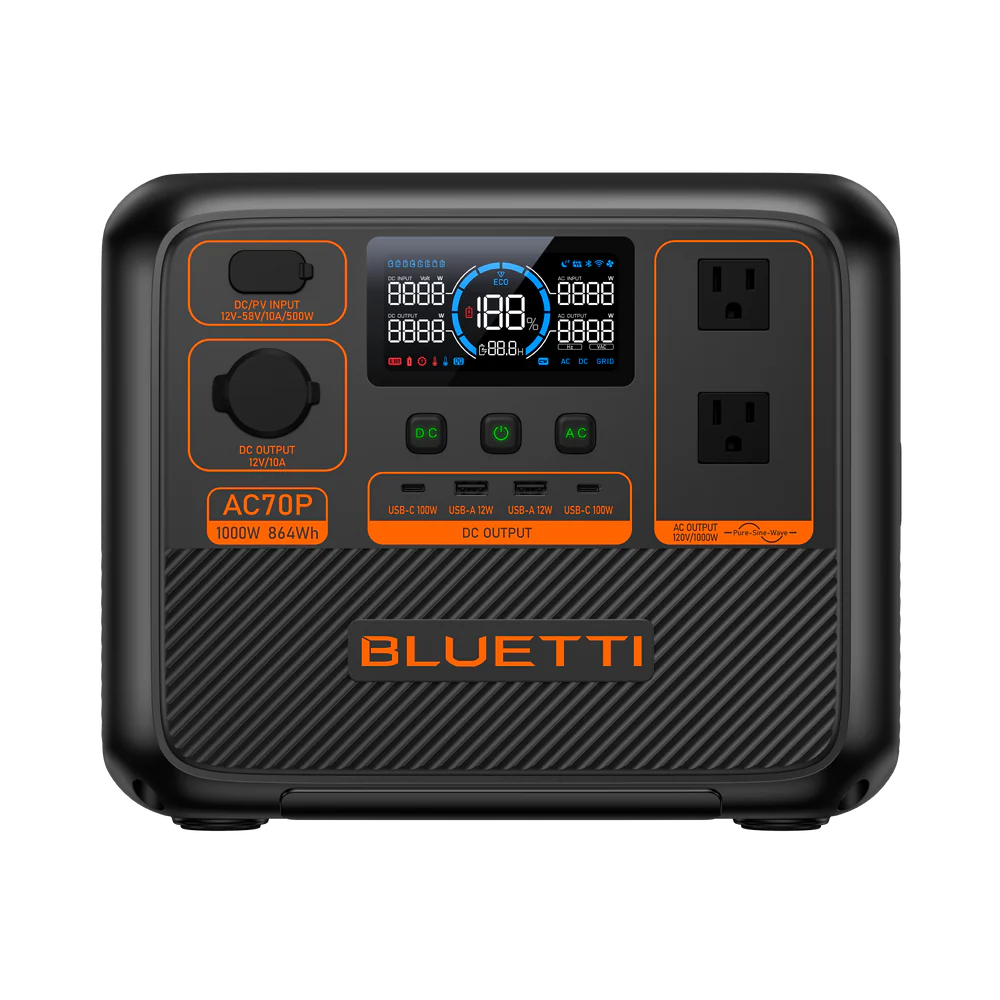 BLUETTI AC70 Portable Power Station