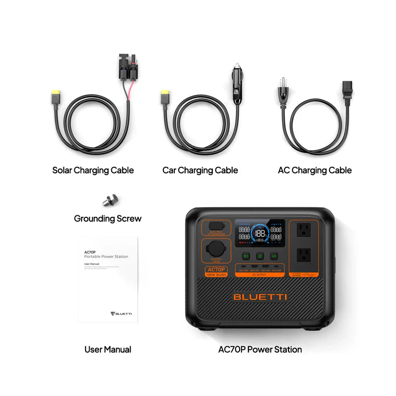 BLUETTI AC70 Portable Power Station